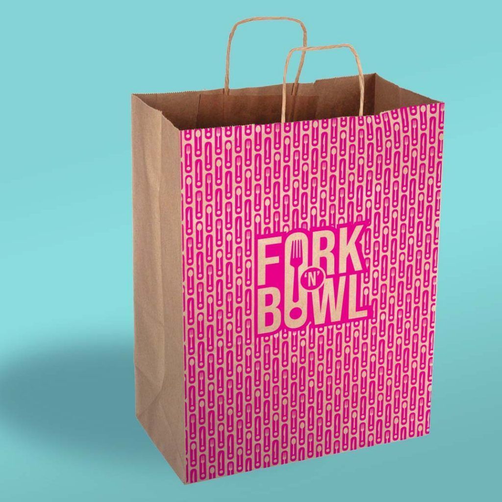 Fork 'n' Bowl Branded Bag